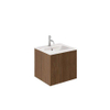 Crosswater Limit Wastafelonderkast - 1 lade - 50cm - royal walnut (hout) SW1026436