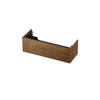 INK Wastafelonderkast - 120x45x37.6cm - 1 lade - push to open - met recht opdekfront - Eiken - Chocolate SW439363