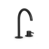 Hotbath Cobber Wastafelmengkraan - 2 gats - PVD - geborsteld zwart SW1246696