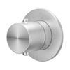 IVY Concord Partie apparente - pour mitigeur thermostatique encastré - Symmetry - rosace ronde - acier inoxydable 316 brossé SW1030944