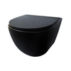 Best Design Morrano Compact Rimfree WC suspendu 49cm avec abattant frein de chute noir mat SW280121