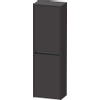Duravit Ketho.2 Armoire mi-haute 40x24x132cm 2 portes ouvrant à gauche Panneau de particules Graphite Mat SW772627
