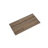 Saniclass Tops Plan de toilette - 100x1.2x46cm - angles arrondis - noyer (bois) SW892754