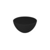 Best Design Arezzo waskom 20x20cm rond solid surface mat zwart SW438765 Best Design Arezzo waskom 20x20cm rond solid surface mat zwart SW438765