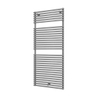 Plieger Florian NXT EL elektrische radiator - Nexus zonder thermostaat - 140.6x60cm - 800 watt - zilver metallic SW796390
