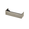 INK Wastafelonderkast - 140x45x37.6cm - 1 lade - push to open - met recht opdekfront - MFC - Greige eiken SW439229