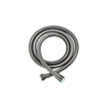 Fugaflow Eccelente Sobrado Ensemble de barre de douche - coude de raccordement mural intégré - flexible de douche métal - douchette à main - Gunmetal PVD brossé SW1212578