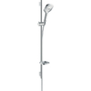 Hansgrohe Raindance Select E Doucheset - 120 - 3jet - ecosmart - met Unica - glijstang 90 cm en zeepschaal - hoogglans chroom GA20128