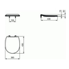 Ideal Standard Connect closetzitting met deksel dun wit 0181201