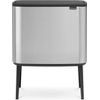 Brabantia Bo Touch Bin Afvalemmer - 11+23 liter - 2 kunststof binnenemmers - matt steel fingerprint proof SW1117515