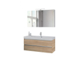 Bruynzeel Palitano badmeubelset 120x56.5x46cm spiegelkast bardolino SW112892 Bruynzeel Palitano badmeubelset 120x56.5x46cm spiegelkast bardolino SW112892