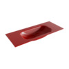 Mondiaz BIG small Fire solid surface inbouw wastafel 110cm midden SW428949 Mondiaz BIG small Fire solid surface inbouw wastafel 110cm midden SW428949