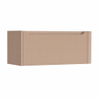 H&R Badmeubelen Juice Wastafelonderkast - 100x45x40cm - rechterhoek afgerond - 1 lade - geïntegreerde greep - peach SW1259761