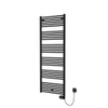 Plieger Elba Electrical Elektrische Designradiator - 170.2x60cm - met thermostaat - 900w - mat zwart SW1221765