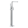 Grohe Lineare New Afbouwdeel - voor vrijstaande badkraan - vloermontage - met omstel - met Sena handdouche - doucheslang 125cm - chroom SW97561