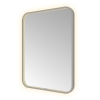Hotbath &MORE Spiegel - 60x80cm - direct en indirect LED - spiegelverwarming - color changing - dimbaar - met afstandsbediening - PVD - geborsteld gunmetal antraciet SW1246086