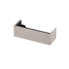 INK Wastafelonderkast - 120x45x37.6cm - 1 lade - push to open - MDF lak - Mat kasjmier grijs SW798163