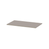 INK Topdeck Plan vasque - 80x45x2cm - pour meuble bas - MDF laqué Mat gris cachemire SW798118