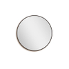 Saniclass Retro Line miroir – Ø 100 cm – Noir mat SW643426