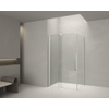 Aqua Vista Taviano Cuadra Zijwand - 70x200cm - incl. montageset - chroom SW1244342