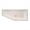 Xenz Society compact ligbad 180x80x44cm rechts met poten zonder afvoer Acryl Crème Mat SW103202 Xenz Society compact ligbad 180x80x44cm rechts met poten zonder afvoer Acryl Crème Mat SW103202