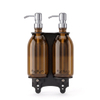 Fortifura Calvi Distributeur de savon - 500ml - lot de 2 - support - chrome SW1590480