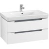 Villeroy & boch Subway 2.0 wastafelonderkast 78.7x42x4.49cm Wit mat 1024275 Villeroy & boch Subway 2.0 wastafelonderkast 78.7x42x4.49cm Wit mat 1024275
