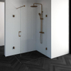 Saniclass Create douchecabine 2-delig 120x80cm profielloos met antikalk en 8mm veiligheidsglas koper SW486745 Saniclass Create douchecabine 2-delig 120x80cm profielloos met antikalk en 8mm veiligheidsglas koper SW486745