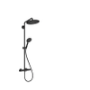 Hansgrohe Croma select s showerpipe EcoSmart met thermostaat 28cm mat zwart SW451590 Hansgrohe Croma select s showerpipe EcoSmart met thermostaat 28cm mat zwart SW451590