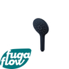 FugaFlow Eccelente Sobrado Badkamer Handdouche - ø12cm - rond - 3 standen - Mat Zwart - Black Friday - SW1123310