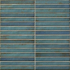 ÉCHANTILLON La Platera Cerámica Raku Carreau mural en céramique - 35x35cm - 9.2mm - kitkat - Bleu SW1408452