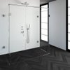 Saniclass Create douchecabine XL 90x180cm profielloos met antikalk en 8mm veiligheidsglas chroom SW223713 Saniclass Create douchecabine XL 90x180cm profielloos met antikalk en 8mm veiligheidsglas chroom SW223713
