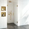 Saniclass Create Pendeldeuren 90x200cm profielloos met antikalk en 8mm veiligheidsglas Goud geborsteld SW638661 Saniclass Create Pendeldeuren 90x200cm profielloos met antikalk en 8mm veiligheidsglas Goud geborsteld SW638661