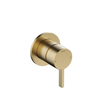Hotbath Ace Afbouwdeel - douchemengkraan - PVD - geborsteld messing (goud) SW1117689