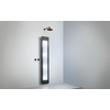 Sunshower Round Plus L infrarood + UV licht opbouw incl. Wandbeugel 185x33x12cm full body Black SW769468