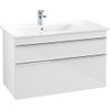 Villeroy en boch Venticello wastafelonderkast 95.3x59 2xlade v wastafel links glossy wit GA41310 Villeroy en boch Venticello wastafelonderkast 95.3x59 2xlade v wastafel links glossy wit GA41310