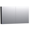 Saniclass Dual spiegelkast 120x70x15 2 deuren mat zwart SW370058 Saniclass Dual spiegelkast 120x70x15 2 deuren mat zwart SW370058
