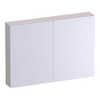 BRAUER Impress armoire de toilette - 100x70x15cm - sans éclairage - 2 portes miroir doubles faces - sable mat SW1199011