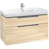 Villeroy & boch Subway 2.0 wastafelonderkast 98.7x59x44.9cm Elm impresso SW118755 Villeroy & boch Subway 2.0 wastafelonderkast 98.7x59x44.9cm Elm impresso SW118755
