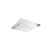 Hotbath Mate Inbouwhoofddouche vierkant - 95x95cm - met LED verlichting - geborsteld nikkel (RVS) SW61996