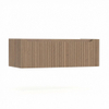 H&R Badmeubelen Juice Wastafelonderkast - 120x45x40cm - rechterhoek afgerond - 3D-front - 2 lades - geïntegreerde greep - charleston SW1260014