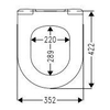 Villeroy & Boch O.novo Vita closetzitting - antibacterieel wit SW453883