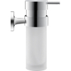 Duravit Starck T Zeepdispenser - 17.6x6cm - matglas - hoogglans chroom SW297107