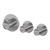 BRAUER Chrome Edition Inbouwthermostaat - inclusief inbouwdeel - 3 gladde knoppen - chroom SW715455