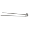 Haceka Kosmos Porte-serviettes - 42cm - double - pivotant - inox mat SW653961