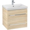 Villeroy & Boch Avento wastafelonderbouwkast met 2 ladenen 56.7x52x44.7cm elm impresso SW106665 Villeroy & Boch Avento wastafelonderbouwkast met 2 ladenen 56.7x52x44.7cm elm impresso SW106665