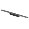 Tece DrainProfile Profil de douche - 80cm - raccourcissable - chrome noir brossé SW656781