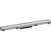 Hansgrohe RainDrain Match Douchegoot - 70cm - hoogte verstelbaar frame - brushed stainless steel SW1590422