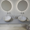 Ideavit Solidthin vasque à poser - 39x39x14.5cm - Solid surface - Ronde - Gris mat SW857492