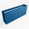 Mondiaz FOWY Meuble sous lave-mains - 120x22x50cm - 2 portes - push to open - softclose - Jeans SW1016926